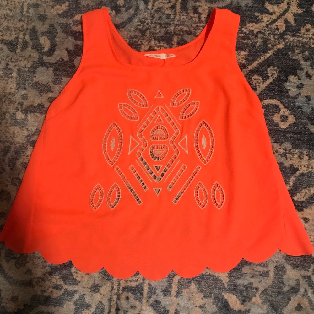 Open back tank